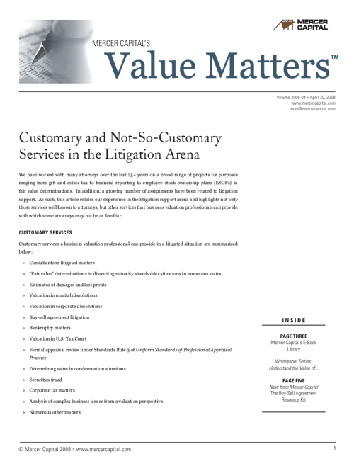 08 04 Value Matters