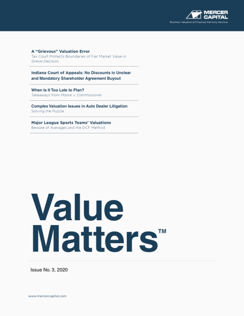 2020 03 Value Matters