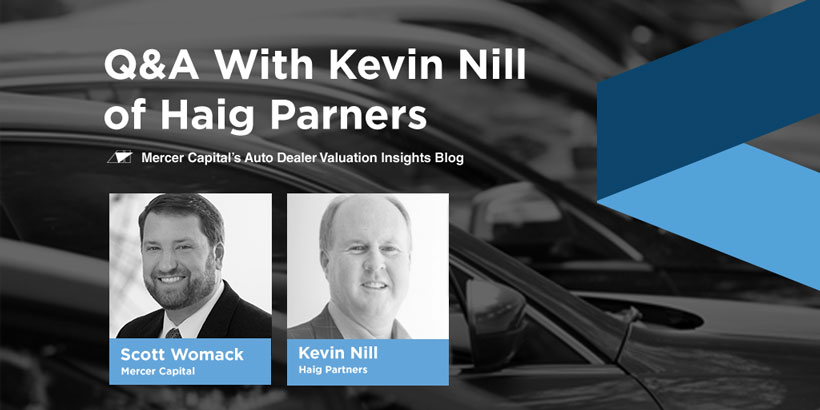 Valuation and M&A Trends in the Auto Dealer Industry