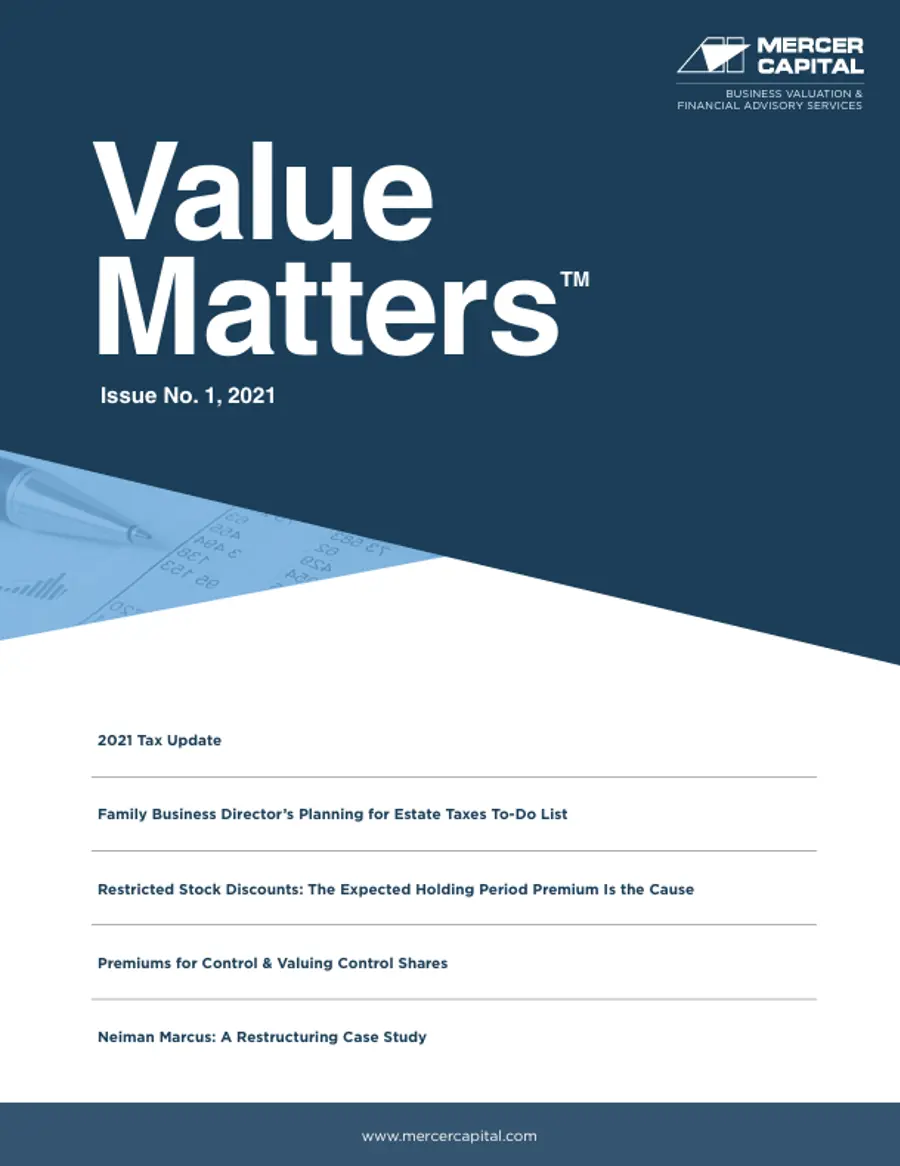 2021 01 Value Matters