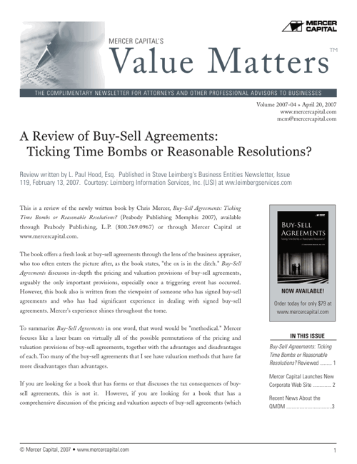 07 04 Value Matters
