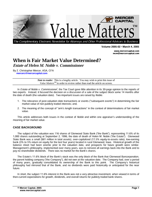 05 02 Value Matters