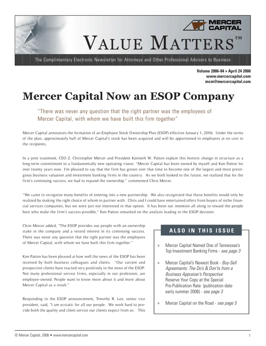 06 04 Value Matters