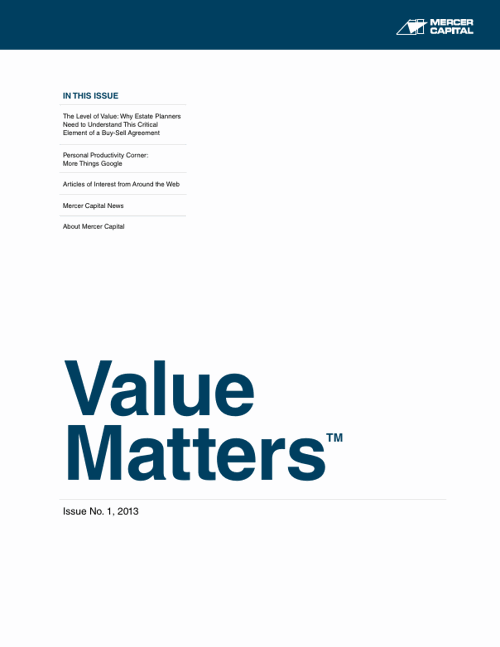 13 01 Value Matters