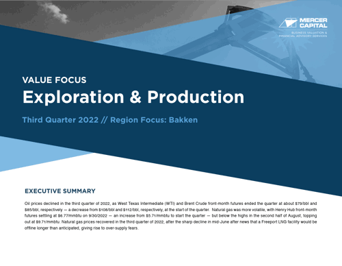 2022Q3 Ep Energy Industry