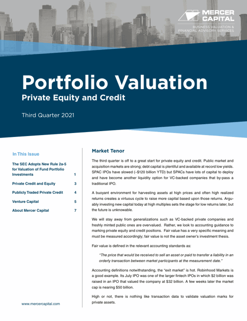 2021Q3 Portfolio Valuation