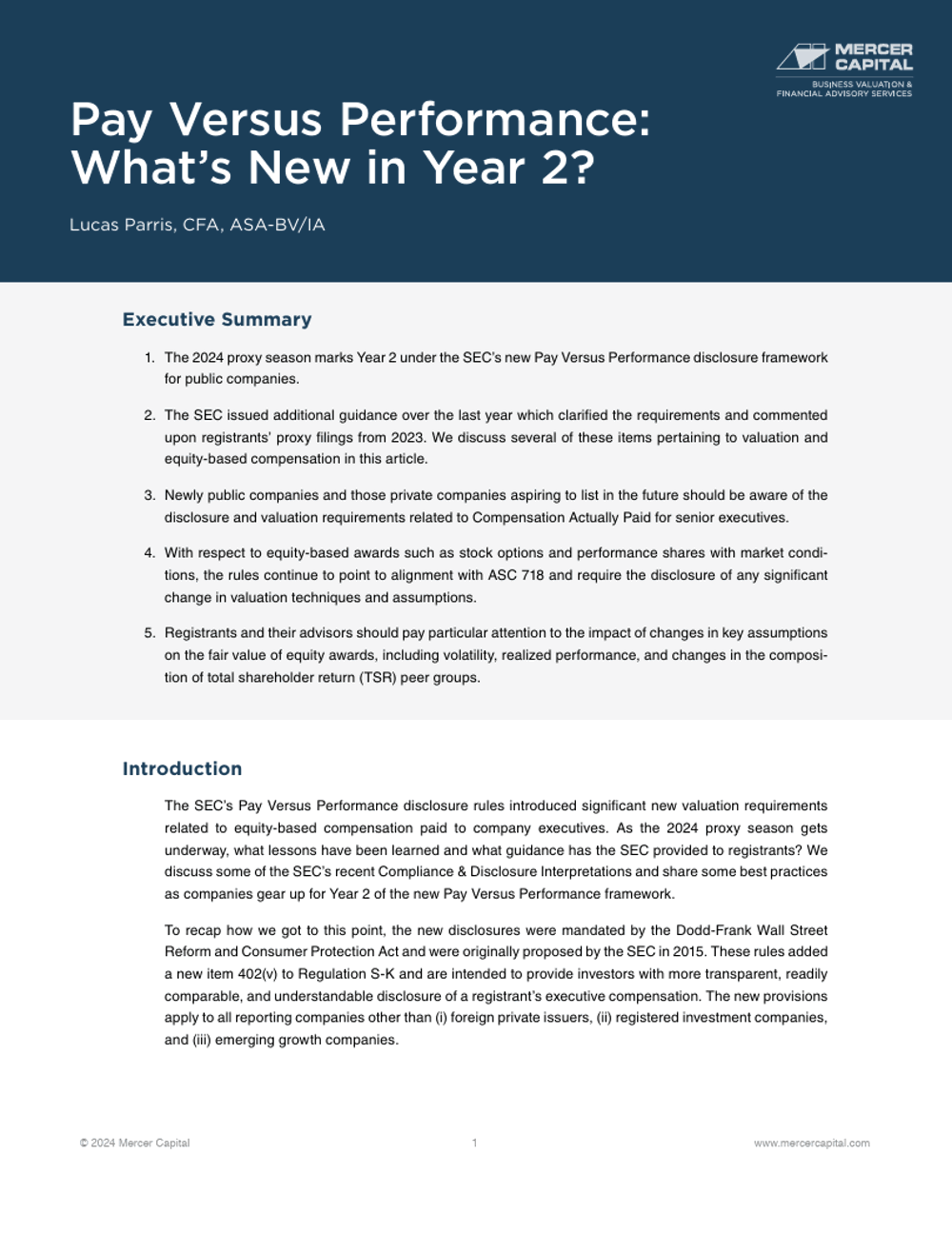 Pay Versus Performance: What’s New in Year 2?