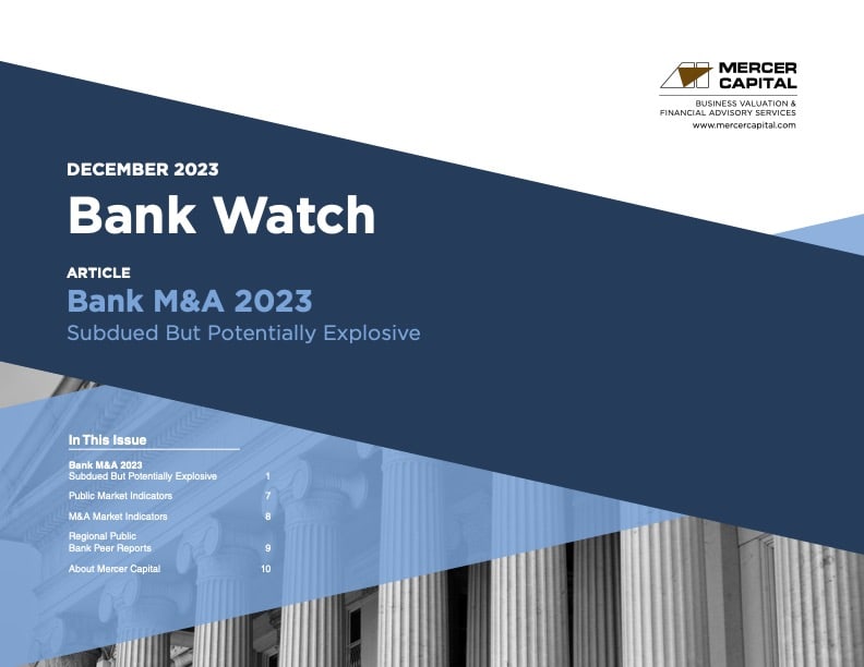 December 2023 | Bank M&A 2023