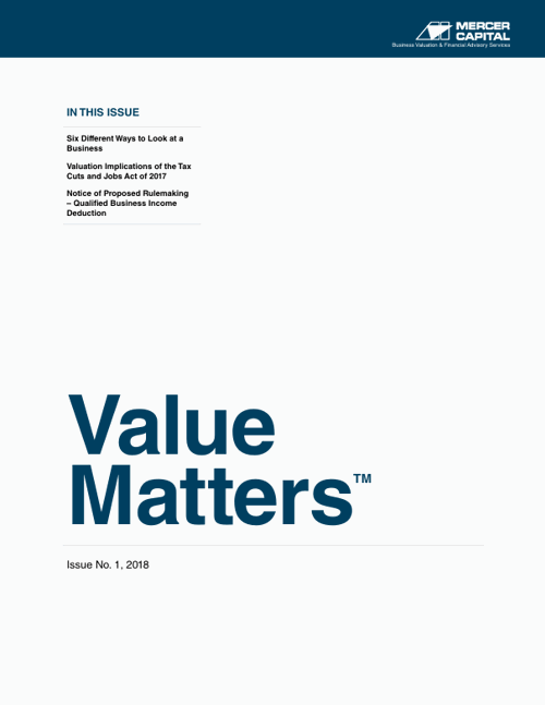 2018 01 Value Matters