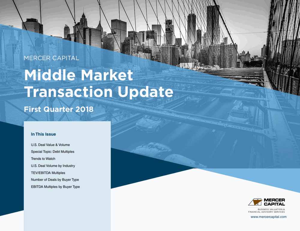 Middle Market Transaction Update First Quarter 2018