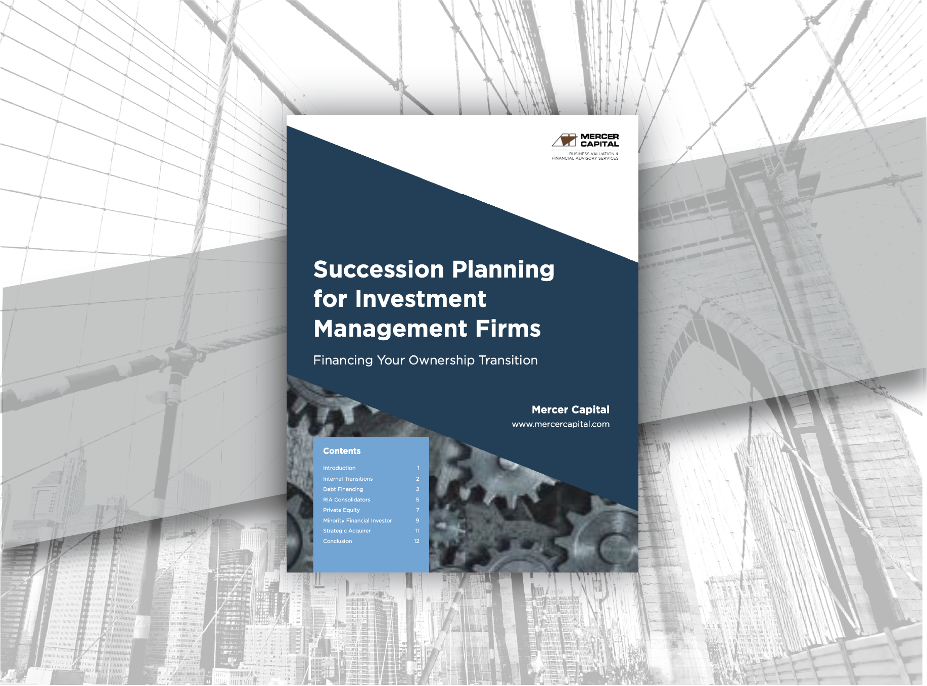 Succession Planning for Investment Management Firms