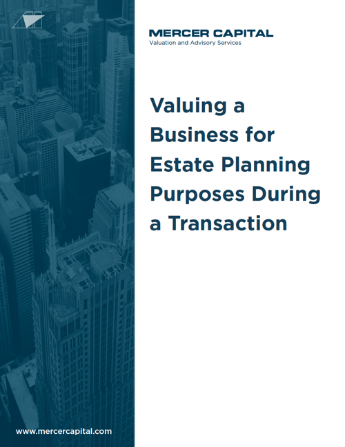 Valuing A Business For Estate Plannig Purposes During A Transaction_COVER