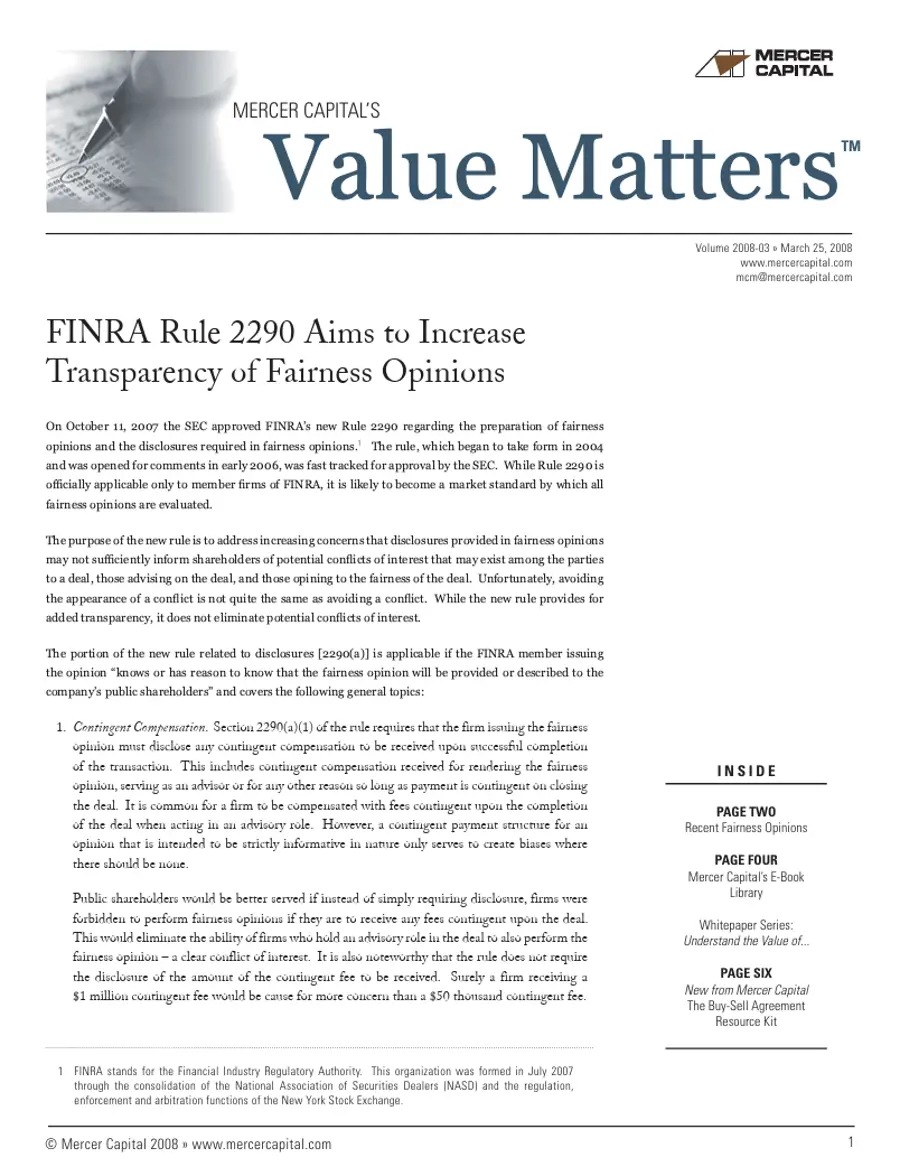08 03 Value Matters