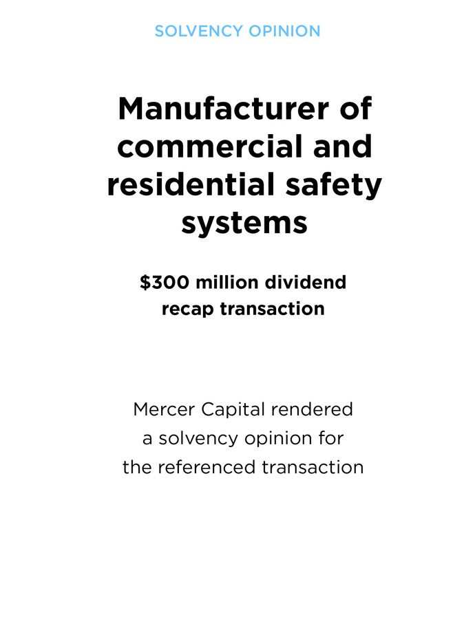 Manufacturer of safety systems