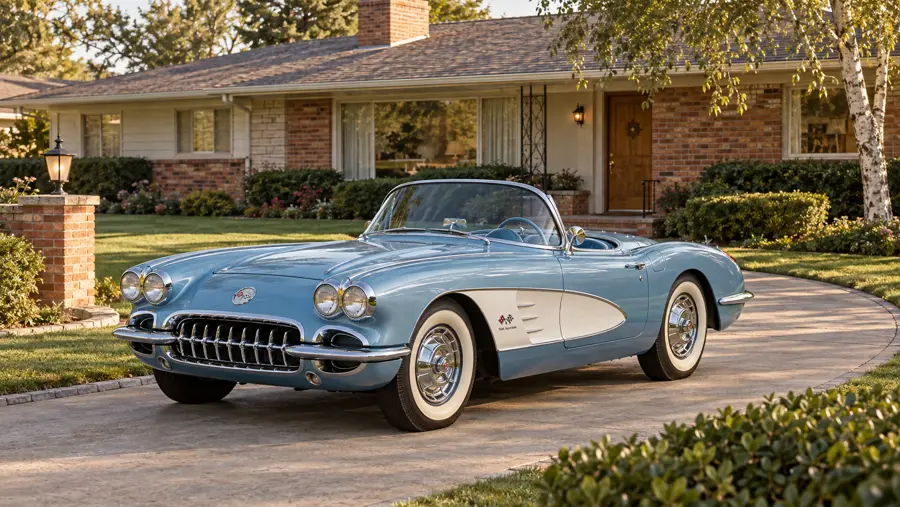 Who would confuse a 1958 Corvette with a family car?  My wife’s grandfather.