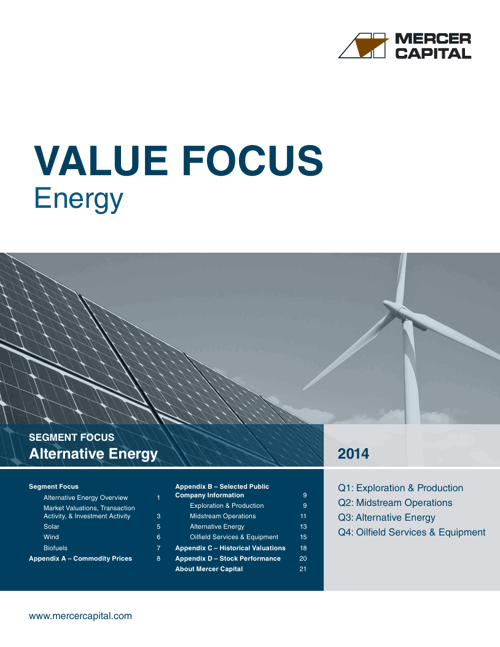 2014 Q3 Energy Industry