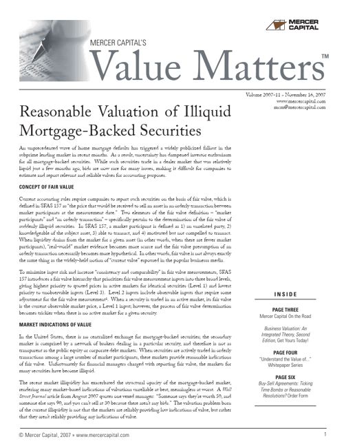 07 11 Value Matters