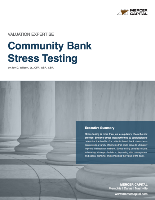 Community Bank Stress Testing COVER