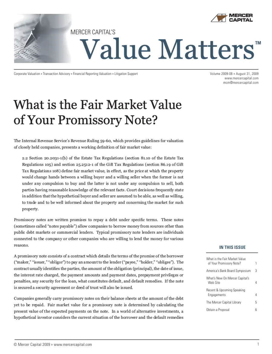 09 08 Value Matters