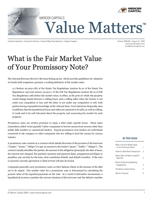 09 08 Value Matters