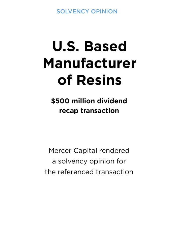 US Resin Manufacturer