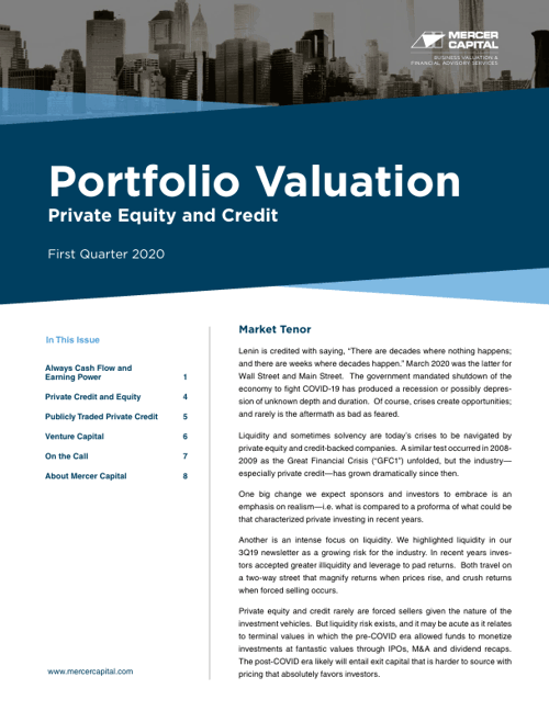 2020Q1 Portfolio Valuation
