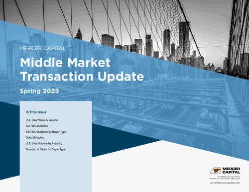23Q1 Middle Market Transaction Update