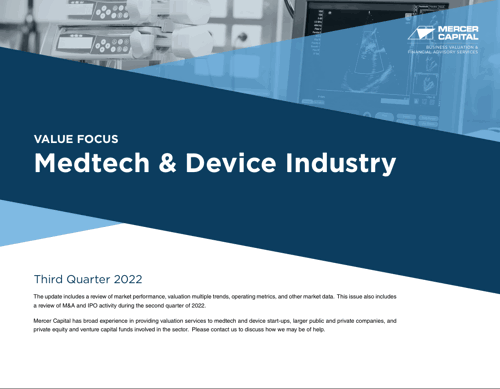 2022 Q3 Medtech Device