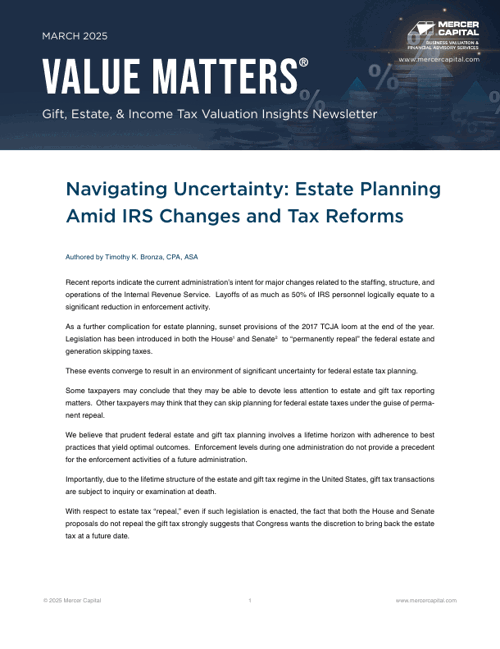 2025 03 Value Matters